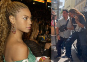 Este leită Beyonce, acum mai bine de 20 de ani. Blue Ivy, tot mai înaltă și subțire. Alături de mama ei, în turneu la Paris