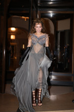 Miley Cyrus Makes A Stunning Arrival At Her Paris Hotel In A Sheer Dress - 18 Jun 2025