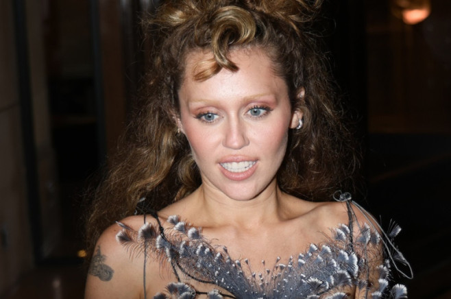 Miley Cyrus Makes A Stunning Arrival At Her Paris Hotel In A Sheer Dress - 18 Jun 2025