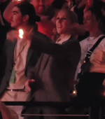 Celine Dion Dances And Blows Kisses At Coldplay Show In Las Vegas - 08 Jun 2025