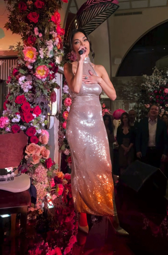 EXCLUSIVE: Nicole Scherzinger performing at a birthday party in NY