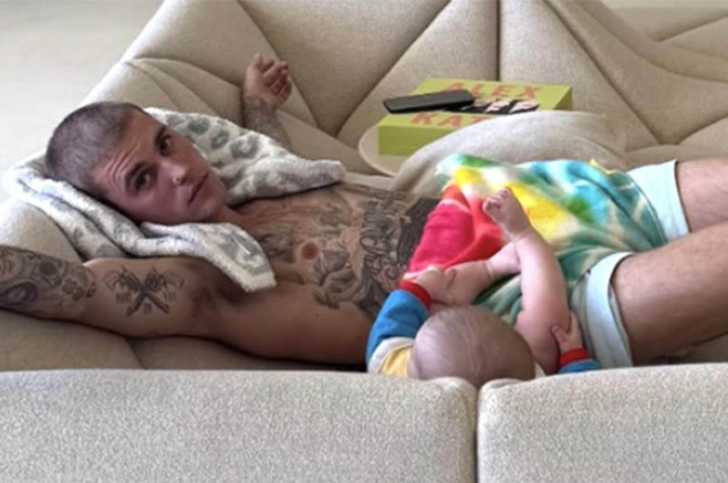 Justin Bieber si fiul lui