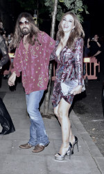 Billy Ray Cyrus și Elizabeth Hurley/ Profimedia