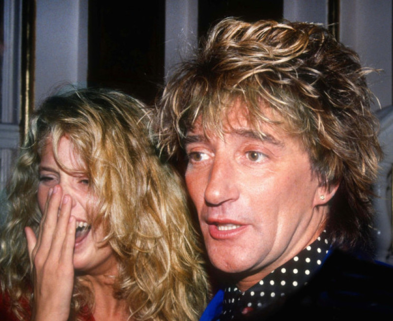 Rachel Hunter și Rod Stewart, în 1991 Profimedia Images