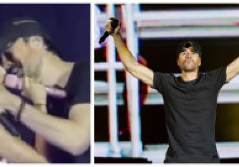 Enrique Iglesias, criticat de fani după ce a încercat să o sărute cu forța pe Emilia Mernes: „Nu se face așa ceva!”