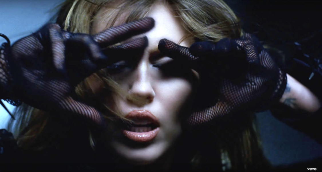 Miley Cyrus and Naomi Campbell steam up the screen as they strip off and strike a pose in Every Girl You've Ever Loved music video