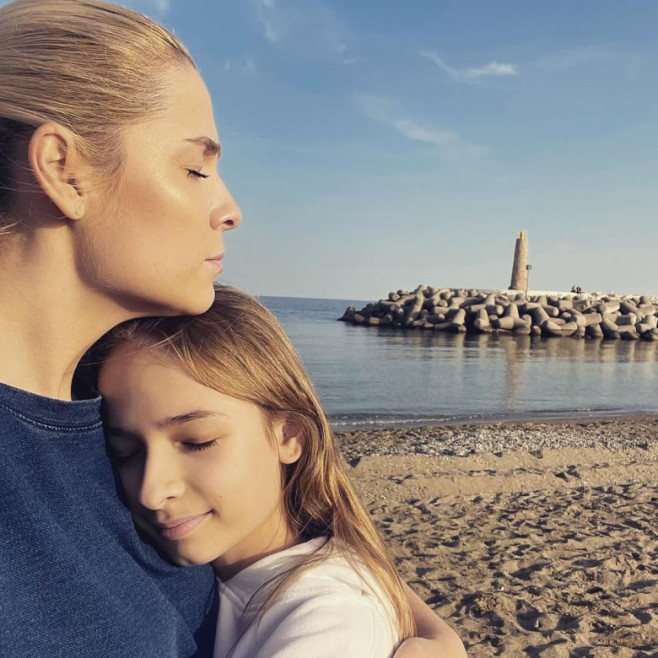 Elena Vîșcu și fiica sa, Alessia/ Foto: Instagram