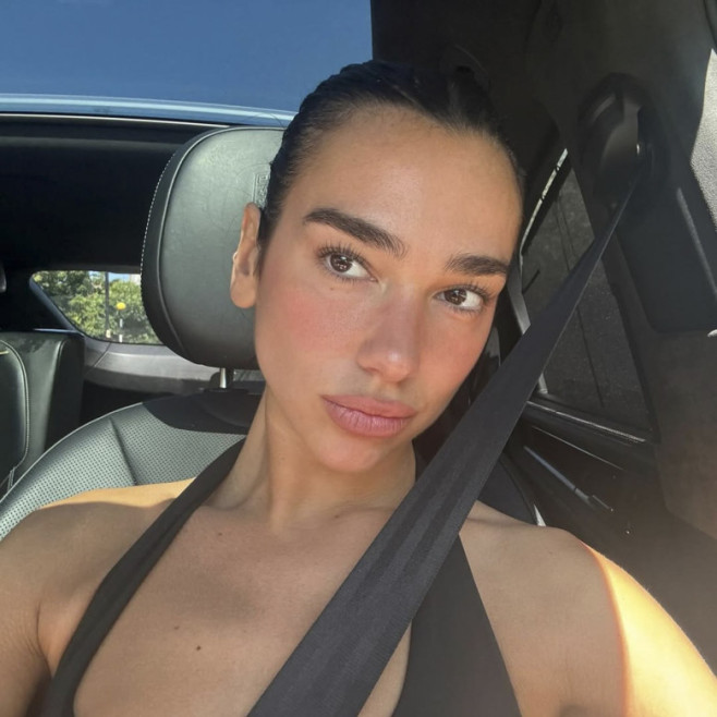 Dua Lipa on social media