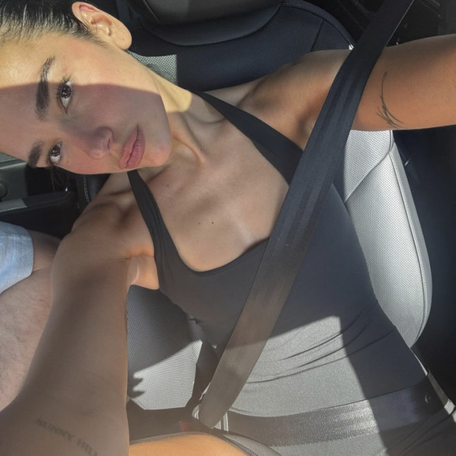 Dua Lipa on social media