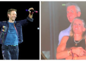 Chris Martin, ironic în momentul în care surprinde doi tineri îmbrățișați, în timpul unui concert: „Ori au o aventură, ori sunt timizi”