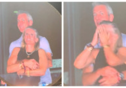 Cine sunt persoanele surprinse în ipostaze tandre la concertul Coldplay? El, director tech căsătorit și tată, dat de gol de Chris Marti