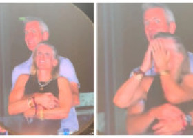 Cine sunt persoanele surprinse în ipostaze tandre la concertul Coldplay? El, director tech căsătorit și tată, dat de gol de Chris Marti
