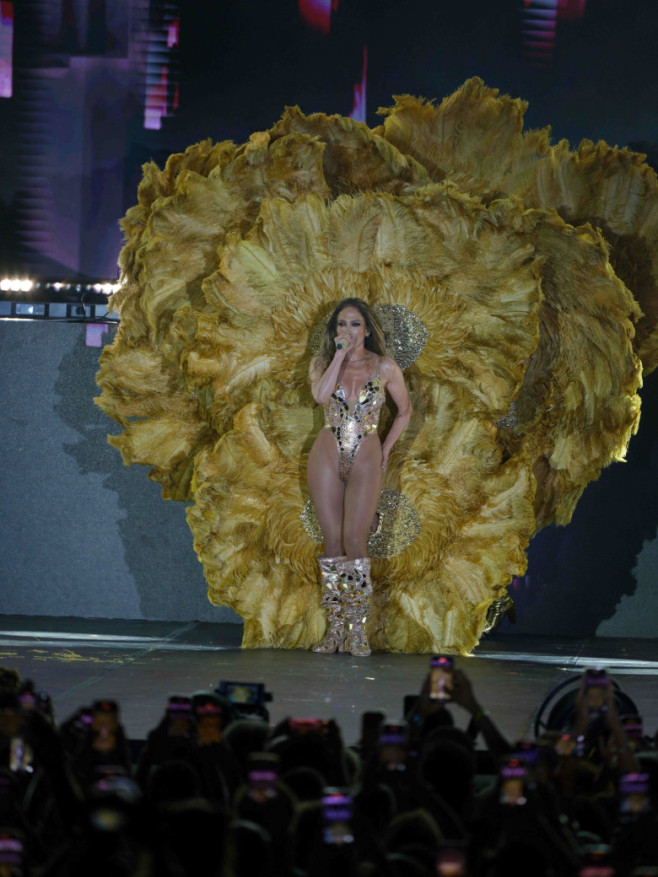 US singer Jennifer Lopez performs in Antalya
