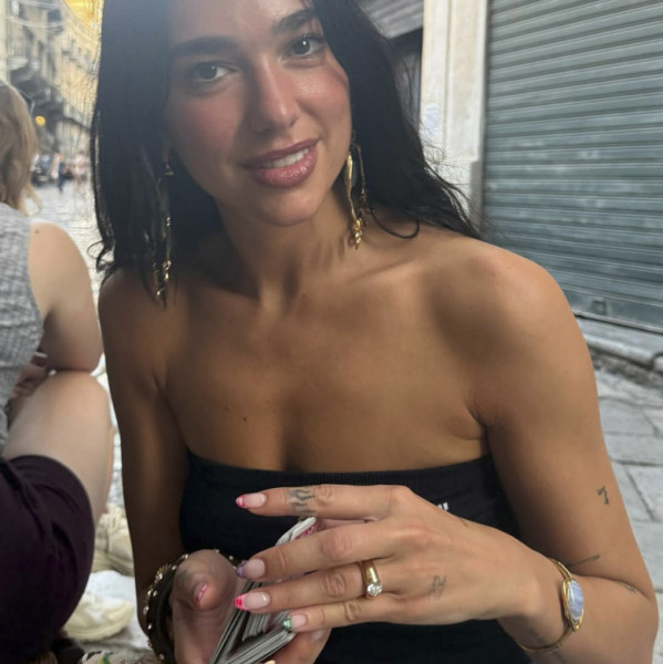 Dua Lipa on social media
