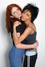 Scandalous 'lesbian' band t.A.T.u which thrived in Putin's early years in power whose singers Yulia Volkova and Lena Katina and were invited by him to perform at the 2014 Winter Olympics in Sochi.
