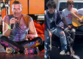 Fiul lui Chris Martin îi calcă pe urme solistului de la Coldplay. Tânărul de 19 ani, în turneu cu trupa Dancer