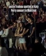 justin trudeau la concert katy perry 1