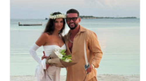 Dorian Popa s-a căsătorit în Maldive. Nici iubita lui nu a știut de nunta surpriză de pe plajă: "Îți place, iubire?"