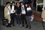 1 Direction leaving London's Fountain Studios following the latest live "The X Factor" show