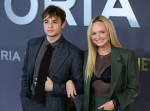 London, UK. October 8th, 2025. Emma Bunton and Beau Bunton Jones attending the Victoria Beckham World Premiere, Curzon Mayfair. Credit: Doug Peters/EMPICS/Alamy Live News
