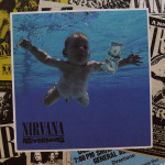 Vintage vinyl record cover. Nirvana-Nevermind, 1991