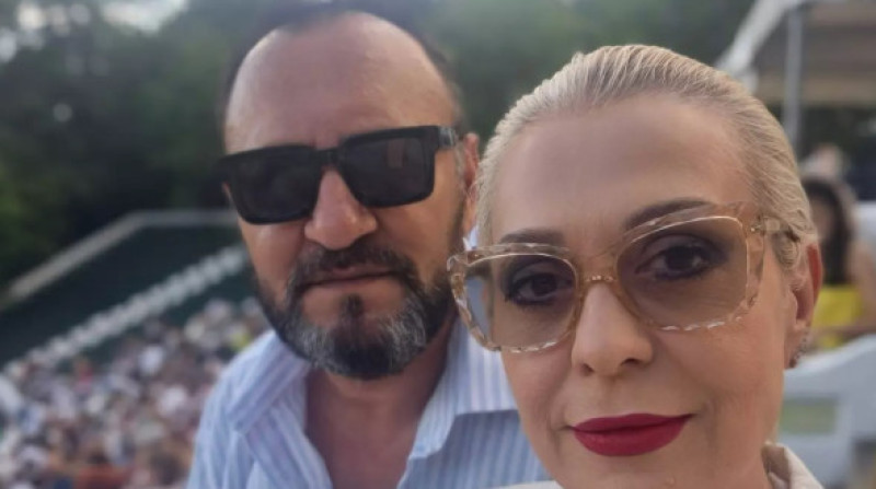 Monica Anghel și soțul ei, Marian Caraivan