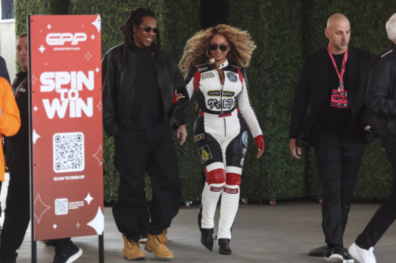 Beyonce și Jay-Z la Marele Premiu de F1 din Las Vegas/ Profimedia