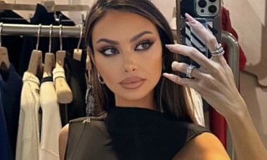 Rochiile mini, decupajele și transparențele i se potrivesc mănușă. Mădălina Ghenea își etalează farmecul și la Roma, și la București