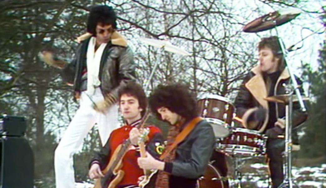 Brian May, Roger Taylor, Freddie Mercury and John Deacon