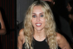 Miley Cyrus arrives for her album release party in LA!