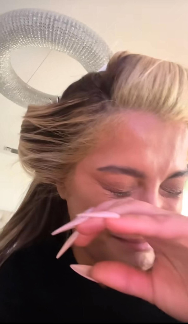 Bebe Rexha, în cea ma vulnerabilă ipostază a sa/ Foto: Captură video TikTok