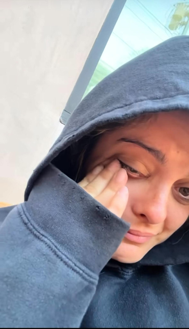 Bebe Rexha, în cea ma vulnerabilă ipostază a sa/ Foto: Captură video TikTok