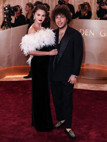 Benny Blanco și Selena Gomez la Globurile de Aur 2026/ Profimedia