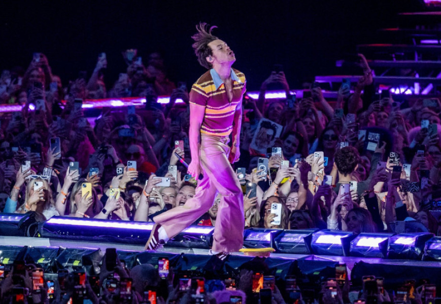 Harry Styles performs live in Coventry