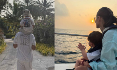 Theo Rose, pozată în costum de baie de fiul ei, pe plajele din Maldive: "Le face mai bine decât taică-su". Vacanță reușită de familie