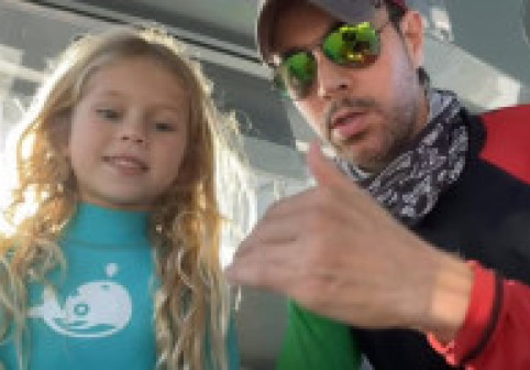 Enrique Iglesias, imagini rare alături de fiica lui, Mary: „Pregătită de scenă!” Videoclipul a devenit viral: „Cea mai frumoasă!”