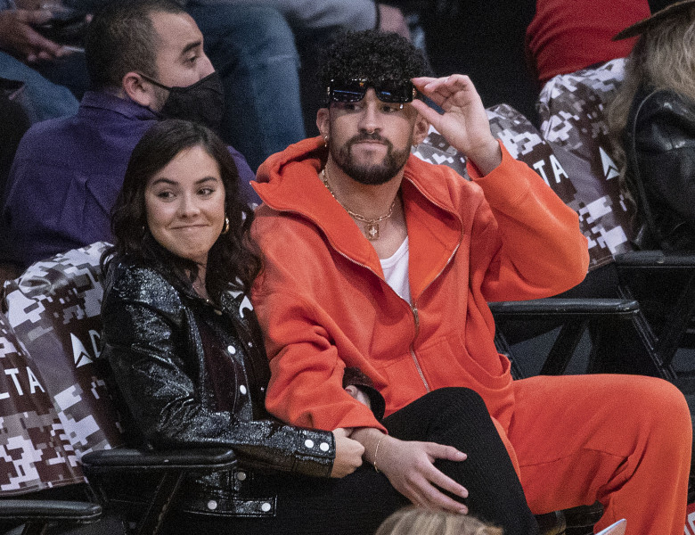 Bad Bunny și Gabriela Berlingeri/ Profimedia