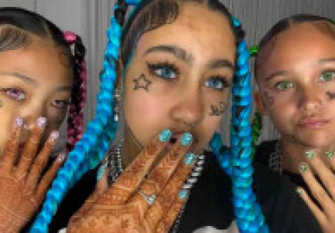 Val de reacții după ce North West și-a etalat piercing-urile pe rețelele sociale. Kim Kardashian a apărat-o imediat: „O face fericită”