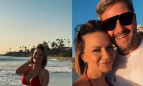 Cine e bărbatul cu care a apărut Andreea Antonescu la plajă, în SUA. Fanii au chestionat-o imediat