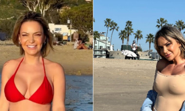 Are doi copii și aproape 44 de ani, dar fanii văd că arată mai bine ca la 20. Andreea Antonescu, siluetă de vis în costum de baie