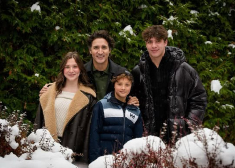 justin trudeau si copiii lui