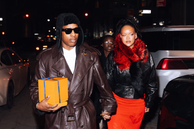 Rihanna and A$AP Rocky step out hand-in-hand for romantic Valentine's dinner in NYC