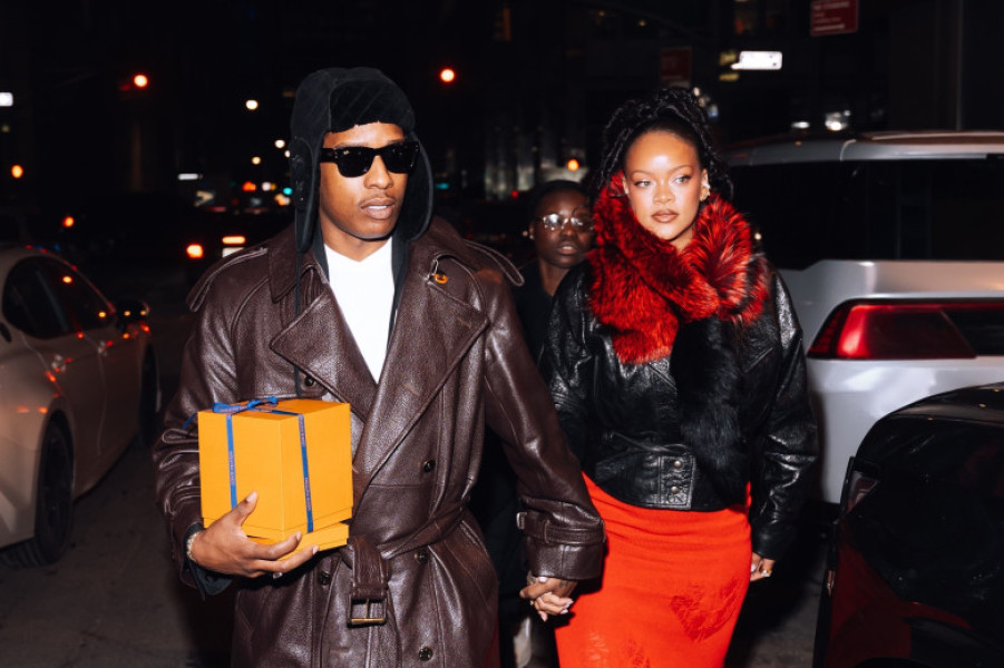 Rihanna and A$AP Rocky step out hand-in-hand for romantic Valentine's dinner in NYC