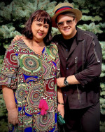 Fuego, alături de mama sa Eugenia Surugiu/ Foto: Instagram