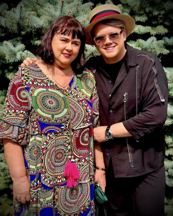 Fuego, alături de mama sa Eugenia Surugiu/ Foto: Instagram