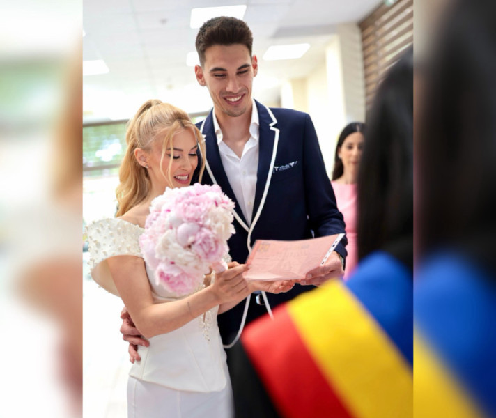Andreea Bălan și Victor Cornea s-au căsătorit civil/ Foto: Instagram