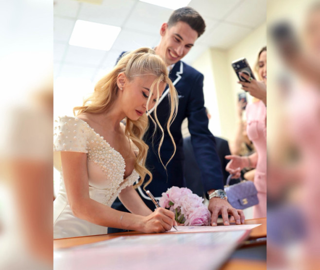 Andreea Bălan și Victor Cornea s-au căsătorit civil/ Foto: Instagram