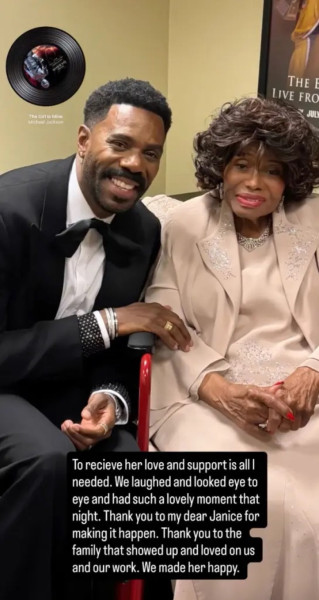 Colman Domingo și Katherine Jackson/ Foto: Instagram