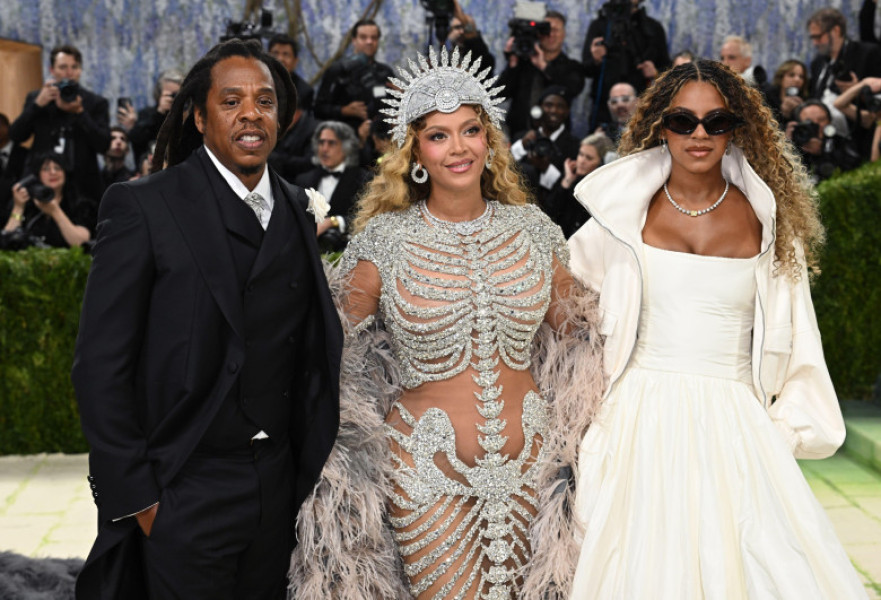 Blue Ivy, Jay-Z și Beyonce la Met Gala/ Profimedia