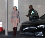 PREMIUM EXCLUSIVE Kanye West and Bianca out for movie night